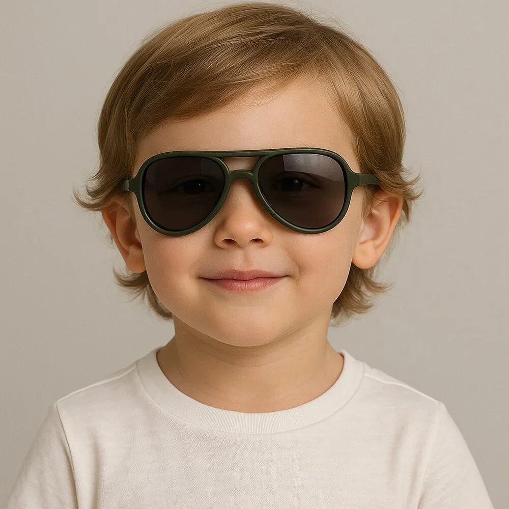 Janie and Jack Olive Green Aviator Sunglasses – NWT‎